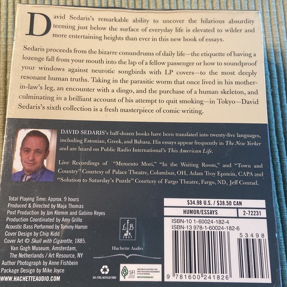 DAVID SEDARIS New never opened shrink-wrapped 8 cd’s. Giftable - Picture 2 of 4